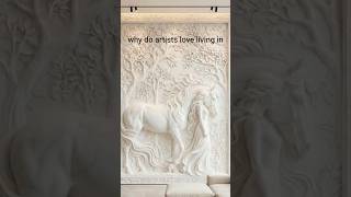 Amazing 3D Horse Wall Art 😍 | Luxury Home Decor Ideas #shorts