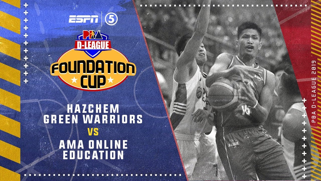 Hazchem Green Warriors vs. AMA Online Education | PBA D-League Foundation Cup 2019