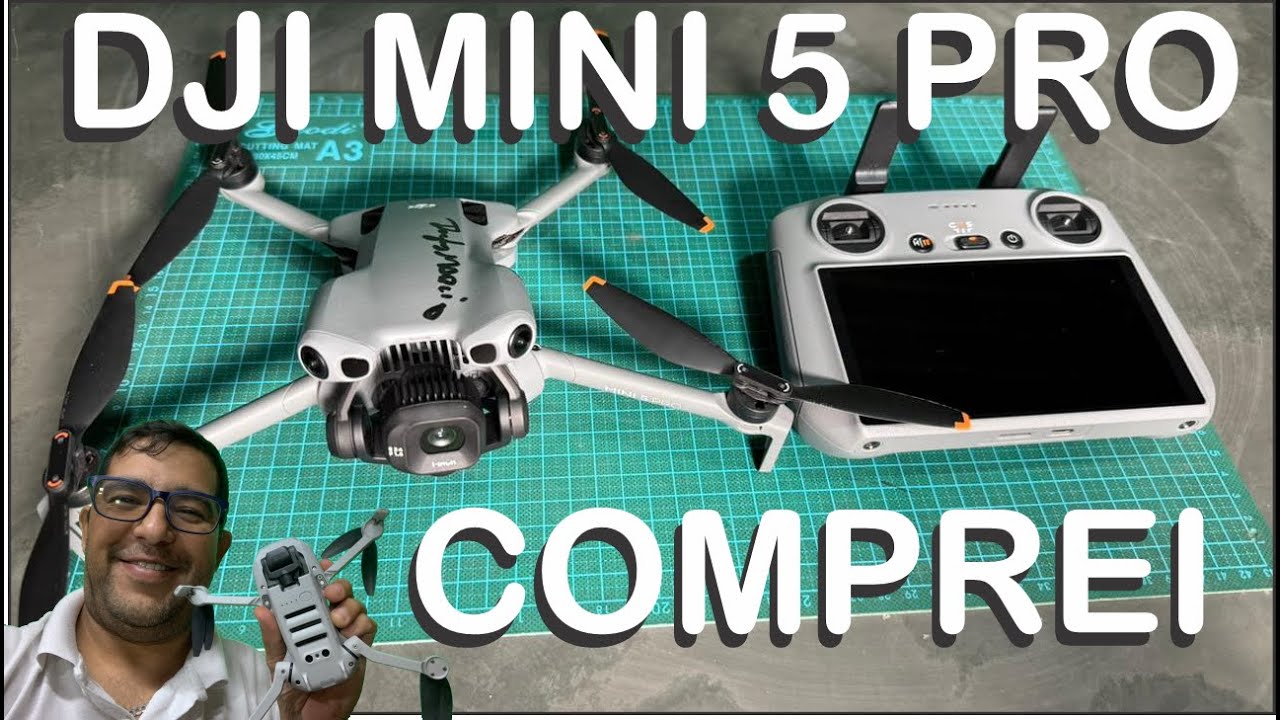 FUI NO PARAGUAI COMPRAR MEU DJI MINI 5 PRO