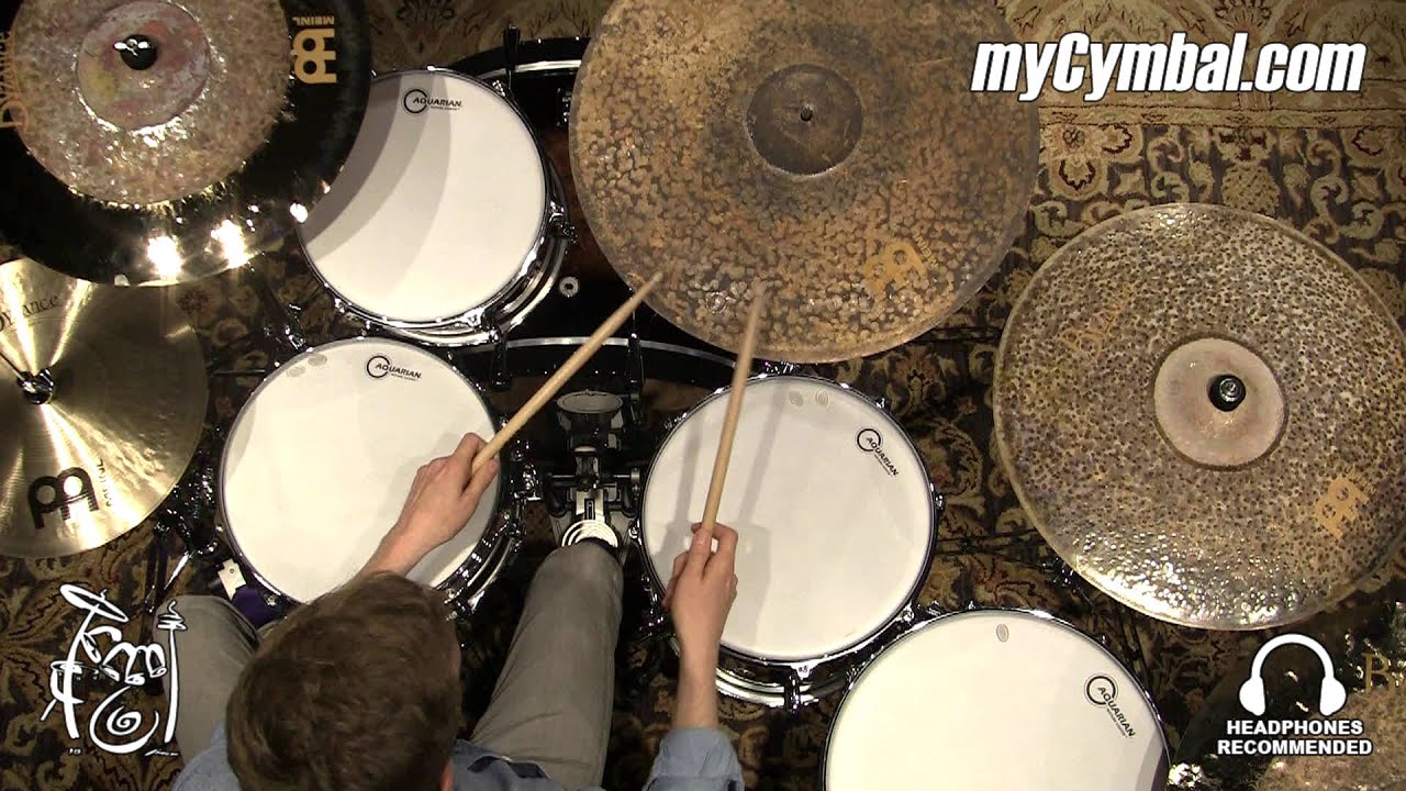 Meinl 22" Byzance Vintage Pure Ride Cymbal - Played by Jost Nickel - 2914g (B22VPR-1121015TT)