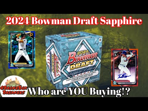 2024 Bowman Draft Sapphire Baseball - review
