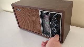 Sony Only! 1975-1977 Sony Model TFM-9440W AM/FM Solid State Transistor Radio Sounds Great!