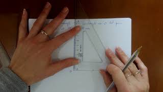 Construire un triangle rectangle connaissant l'hypoténuse et un côté