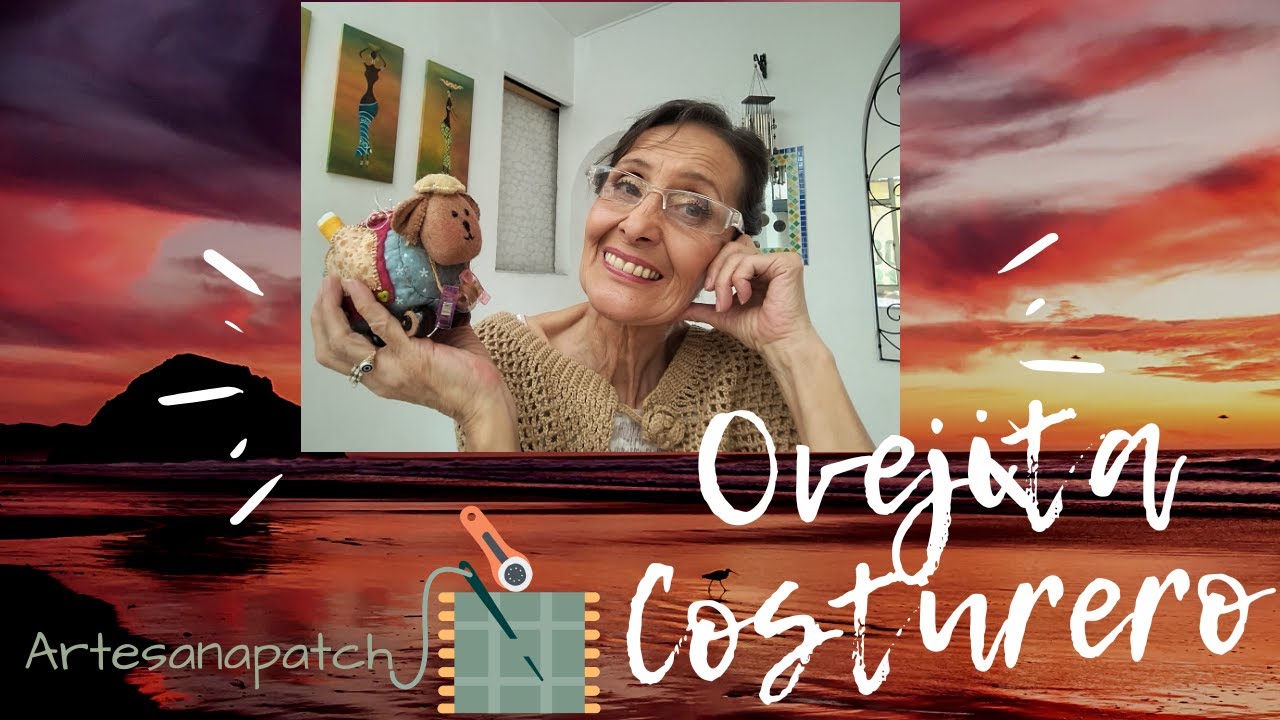 Cómo hacer una Ovejita Costurero Country Manualidades en Tela Paso a Paso