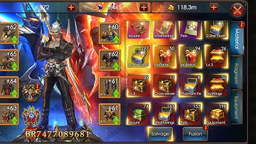 Legacy of discord showing my items