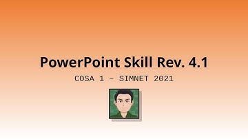 COSA 1 - PowerPoint SR 4-1 (SIMnet 2021)
