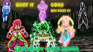 What if goku was born as legendary super saiyan and broly with god ki