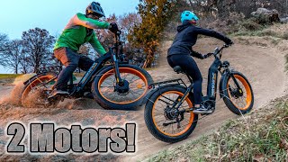 Dual Motor EBIKE! Hiknight H2 Pro Tested on the Dirt, Road, Sand, and Rocks