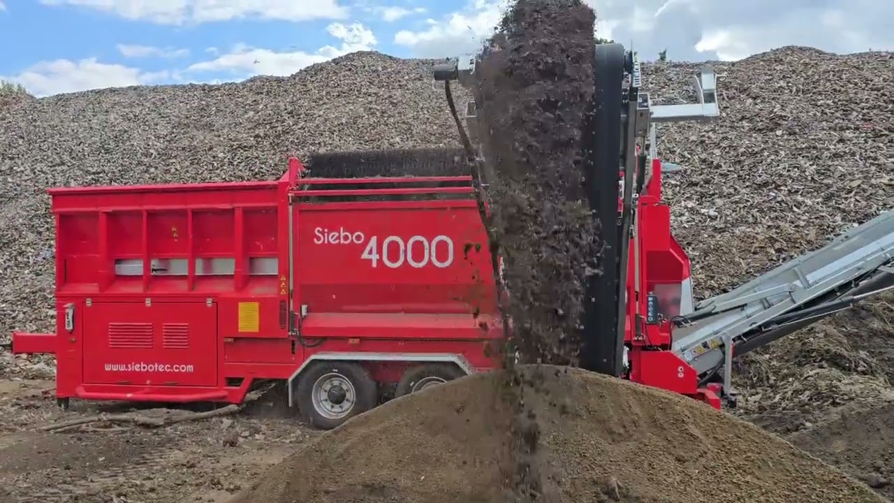 Effiziente Bodensiebung mit dem neuen Trommelsieb Siebo 4000