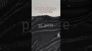 Setelan olahraga dry fit premium, celana 2 in 1 double layer