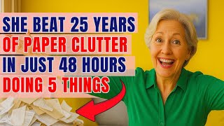 5 Ruthless Decluttering Hacks Seniors Use to Beat Years of Paper Clutter in 48 Hours