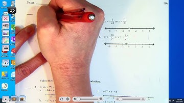 Unit 1 Lesson 7 Absolute Value Inequalities #2 Review Worksheet 2