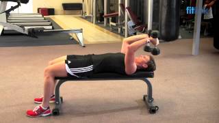 Exercise   DB tricep extensions