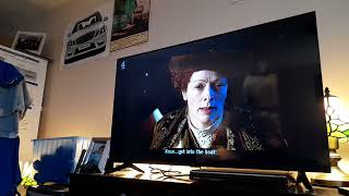 Titanic 1997 Film Rose spits at Cal's Face onboard the RMS Titanic Ship