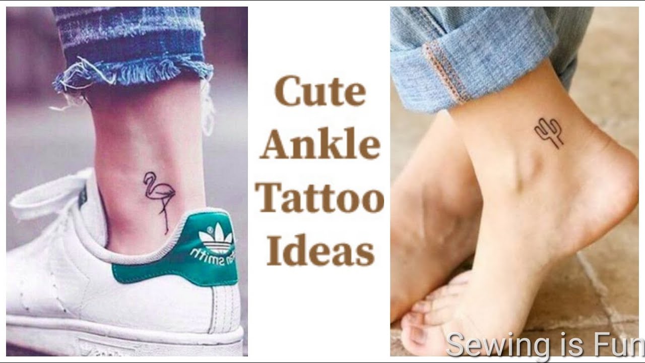 Cute Ankle Tattoos For Girls