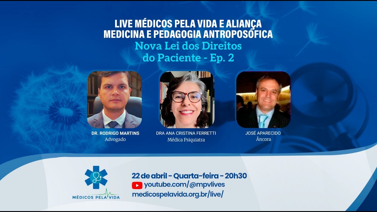 Quarta-feira (22/04) às 20h30! Live Especial MPV e Aliança Antroposófica