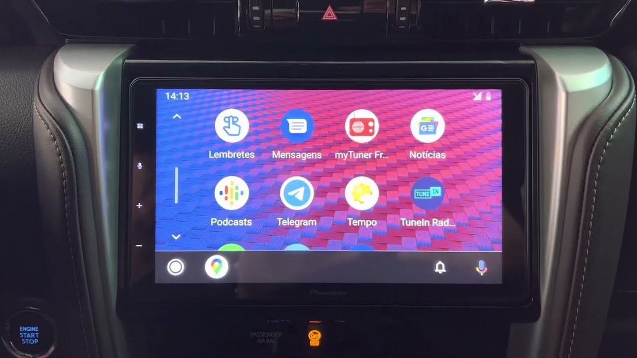 Toyota SW4 2020 - Central Pioneer Android Auto + Câmera dianteira - ArtsomAuto