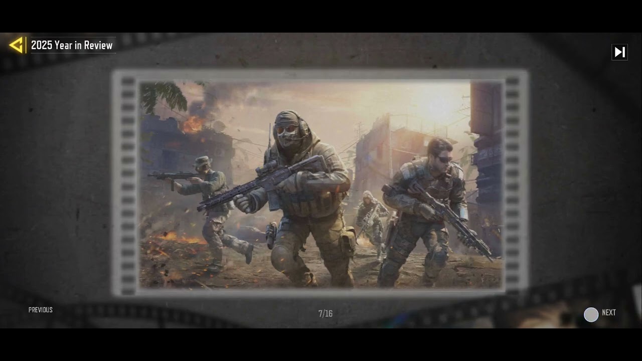 Call Of Duty Mobile : 2025 Year in Review with our journey in codm  !! 