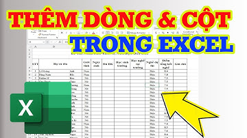 Cách thêm dòng và cột trong Excel siêu nhanh nhanh, dễ nhớ!