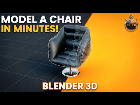 How to Model a Chair in Blender 3D FAST | Quick Tips & Tricks