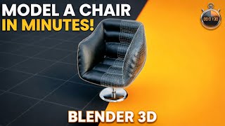 How to Model a Chair in Blender 3D FAST | Quick Tips &amp; Tricks
