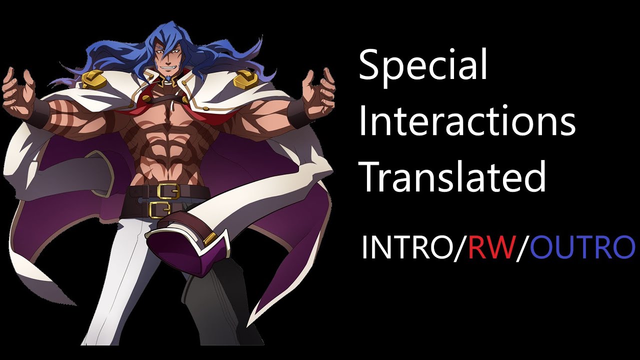 Перевод особых взаимодействий Азраила из BlazBlue Centralfiction (ВСТУПЛЕНИЕ/ПОБЕДА В РАУНДЕ/ЗАВЕ...