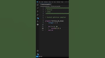 Loops | Tutorial | Fortran for beginners | #fortran