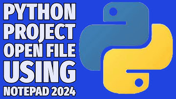 How to Open Files in Notepad Using Python (Simple Script Project) 2024