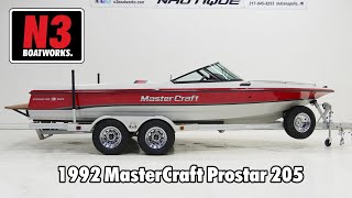 1992 MasterCraft Prostar 205  Walk Through || N3 Boatworks