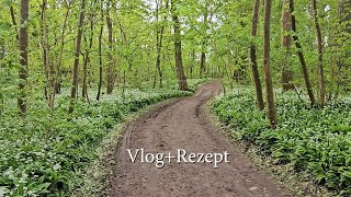 Жизнь в Германии . Влог. Прогулка, пеку пирог с ревенем.Погода чудит.