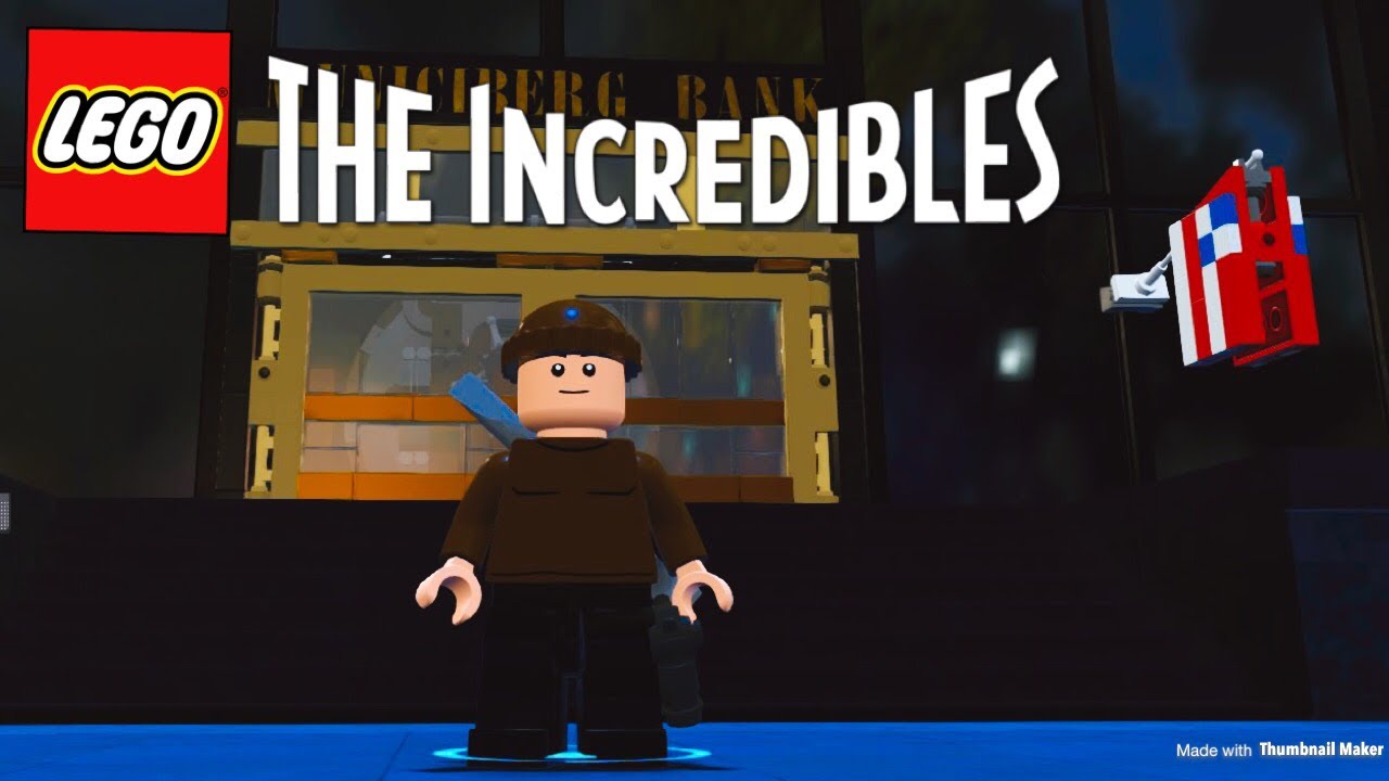 Lego Incredibles - How To Unlock Bank Robber (Complete Caught In The Act)