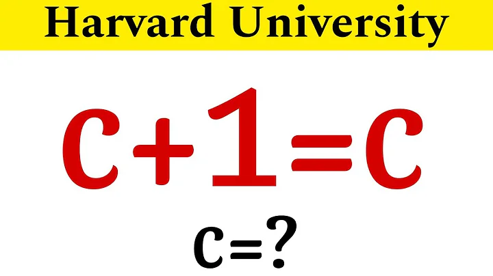 Harvard University Entrance Exam | 99% Fails to Solve This Maths Olympiad Algebra Question