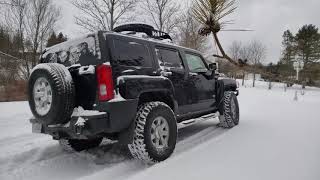 Hummer H3 Playing in snow! Are Hummer H3 Good In Snow