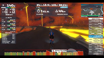 Zwift - Zwift Camp: Build Workout 3 Hot Laps