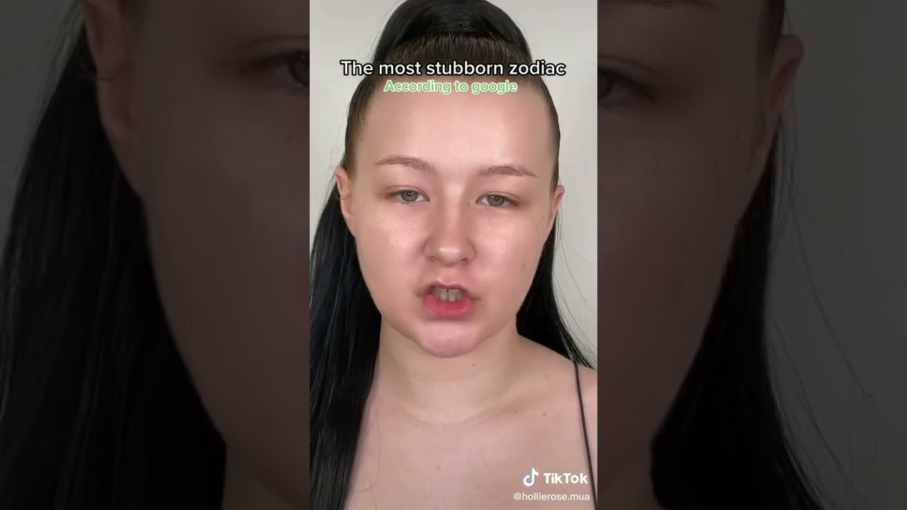 The most stubborn zodiac! @hollierose.mua