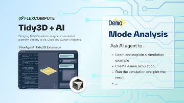 FlexAgent Tidy3D Extension Mode Analysis
