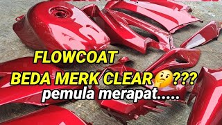 FLOWCOAT!!! IT'S ALREADY GLOWING, BUT YOU STILL HAVE TO CLEARCOAT AGAIN, FOR BEGINNERS WKWWK