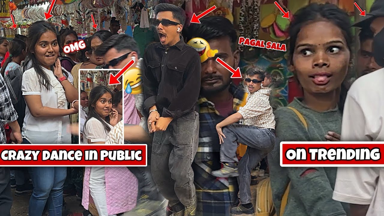 Crazy Dance Prank in Public : On Trending Songs : #comedy #prank #funny #youtube