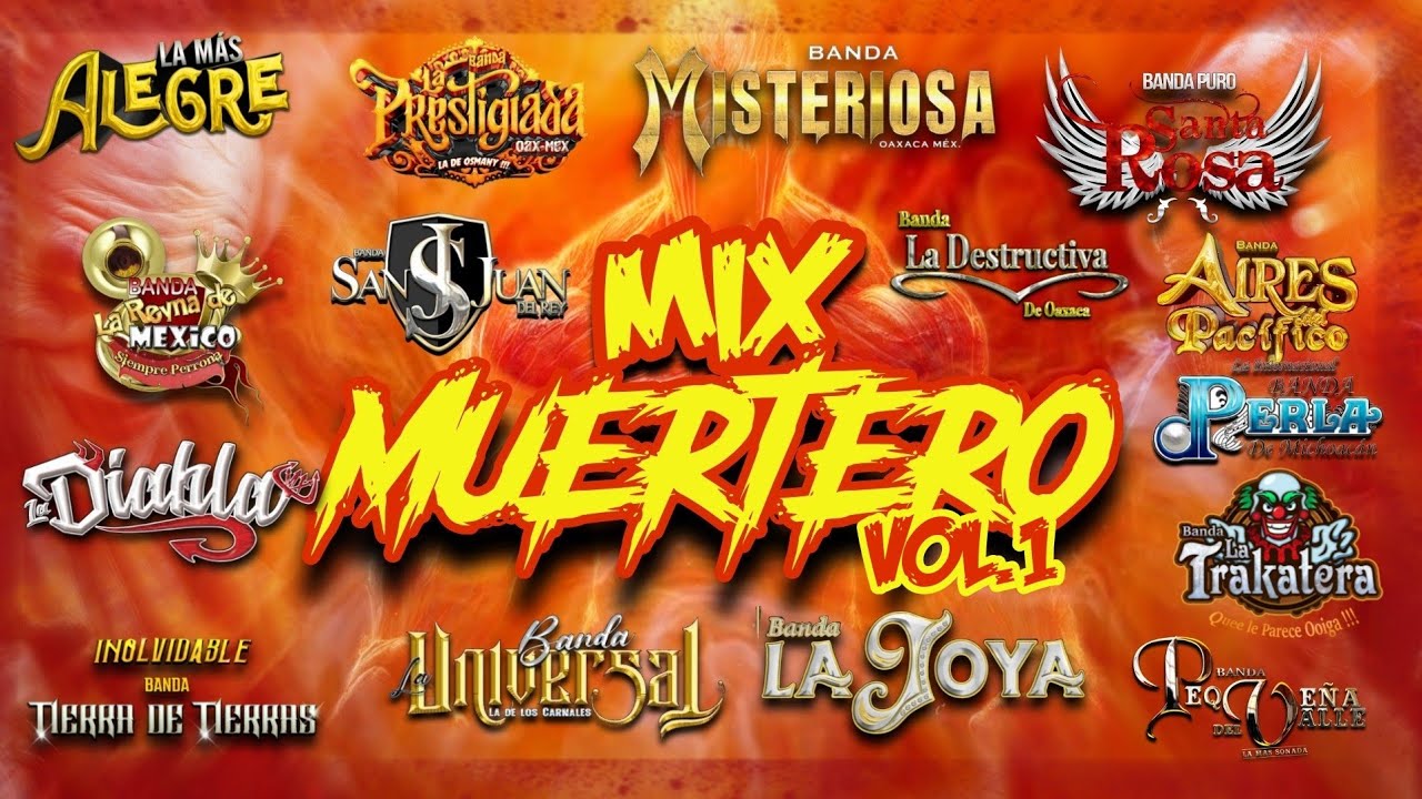 MIX MUERTERO 2024 VOL. 1//PURAS CANCIONES PERRONAS CON LAS MEJORES BANDAS🎶🎵