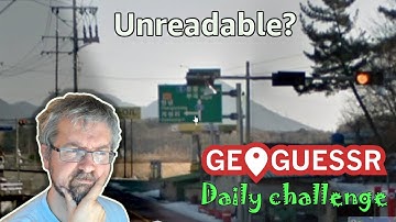 Geoguessr Daily Challenge - No Move September Challenge - I Can Barely Read This