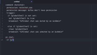 Details Simple MuteChat Skript | Minecraft Guide