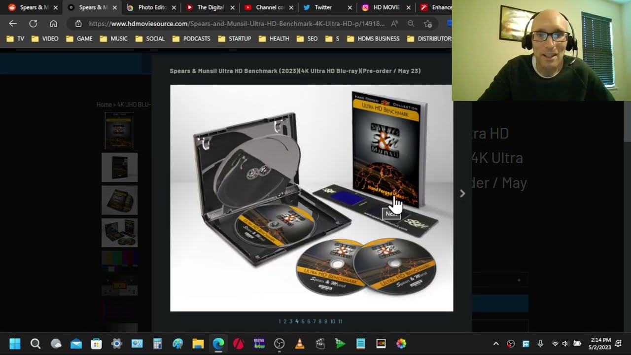 Spears & Munsil Ultra HD Benchmark (2023) 4K Ultra HD Blu-ray 