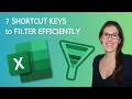 Excel Filters: 7 SHORTCUT KEYS to filter efficiently [2023]