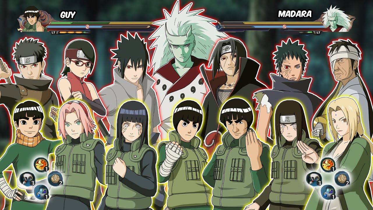 TAIJUTSU VS GENJUTSU | Naruto Shippuden Ultimate Ninja Storm 4 MOD