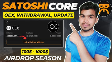 Satoshi OEX Link Wallet Address | OEX Coin Withdrawal | Open Ex Mining Link Withdrawal Address