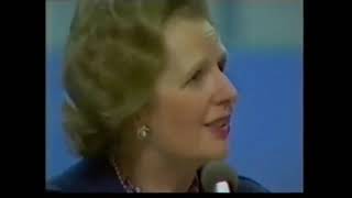 Margaret Thatcher 1984 conference speech - section on Miner’s Strike