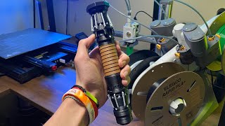 Here’s how I 3D PRINT fully colored lightsabers…