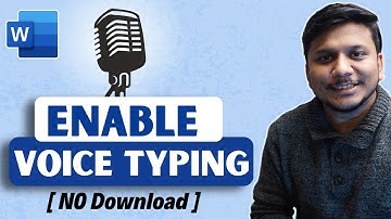 How to Enable Voice Typing in MS Word in Windows 11 | No Download | Word 2021, 2019, 2016 & 2013