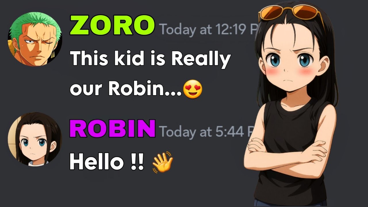 If Robin turned into a Kid | One Piece discord server