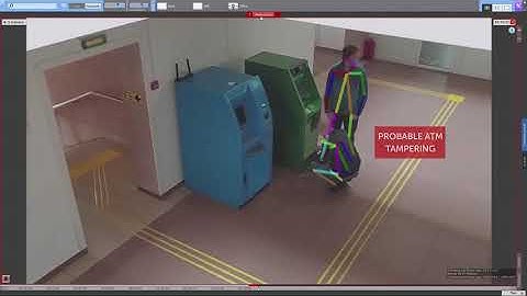 Axxon ATM tampering or Crouching Person Detection